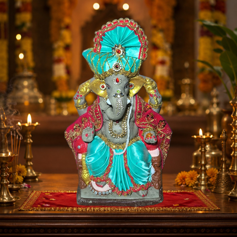 Sri Vastra Vinayaka 11 inches